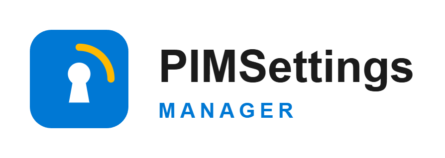 PIMSettings Manager